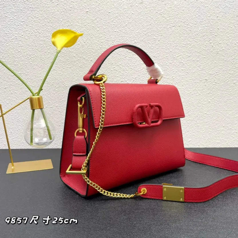 Boutique Level Quality || Valentino Garavani VSLING Handbag in Red