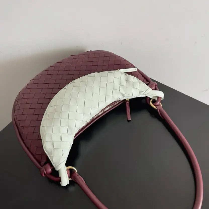 Boutique Quality || Bottega Veneta Gemelli Medium Bag Barolo/Glacier