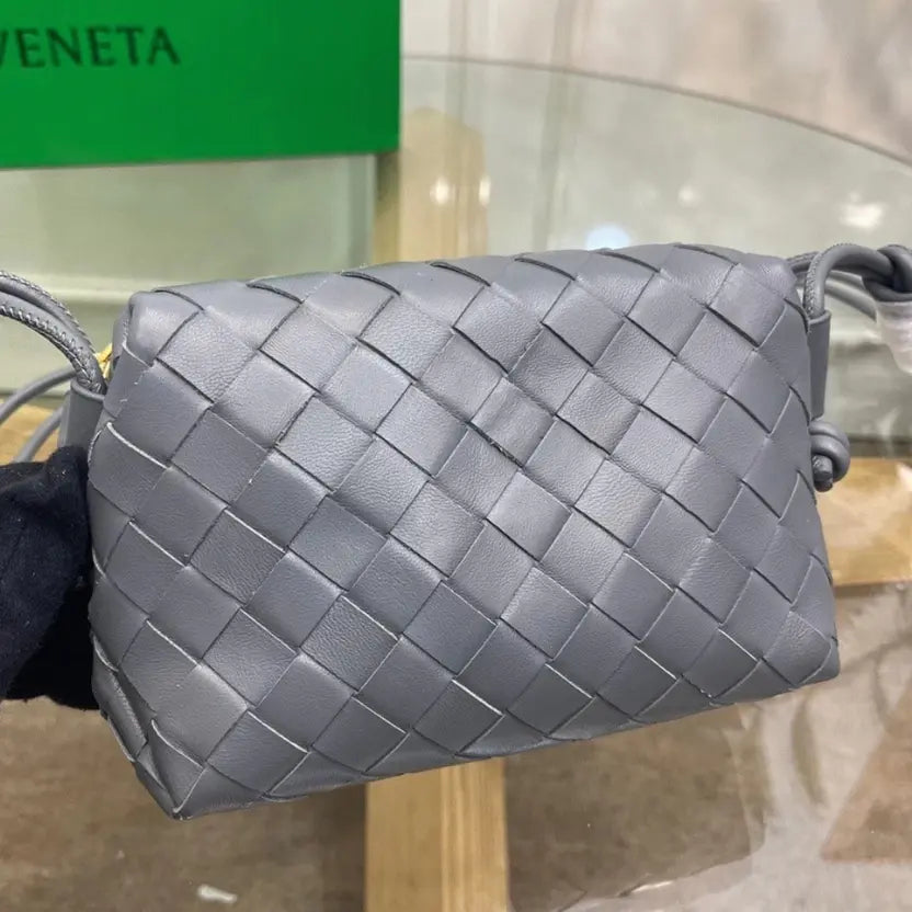 Boutique Quality || Bottega Veneta Loop Mini Bag Grey