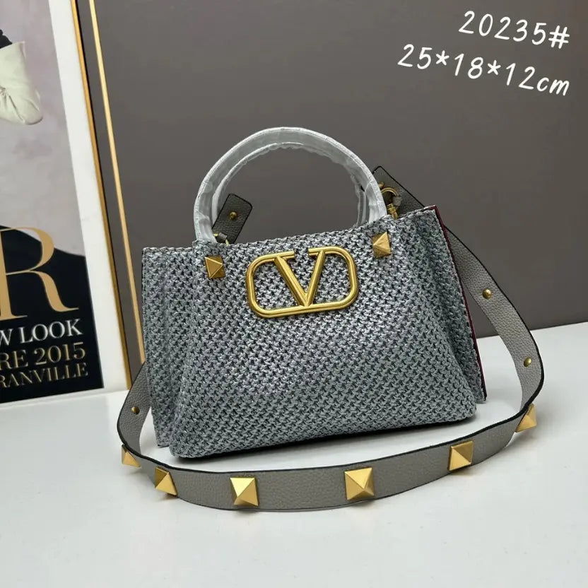 Boutique Level Quality || Valentino Spring/Summer Tote Bag in Grey
