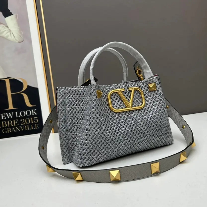 Boutique Level Quality || Valentino Spring/Summer Tote Bag in Grey