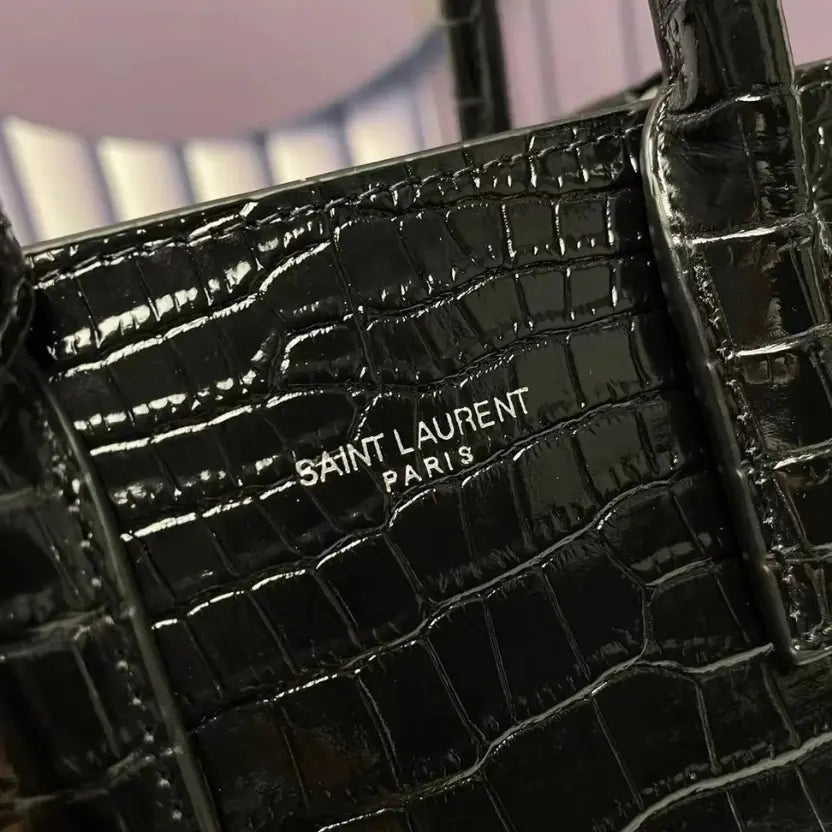 Boutique Quality || YSL Classic Accordion Mini Size Black Bag