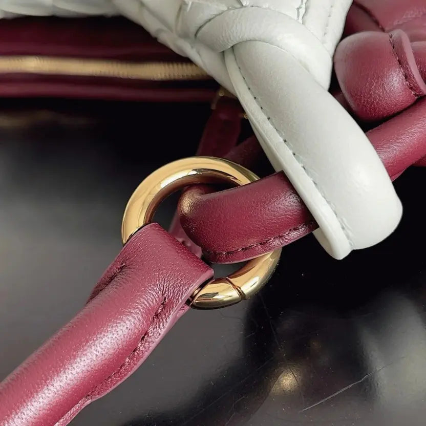 Boutique Quality || Bottega Veneta Gemelli Medium Bag Barolo/Glacier