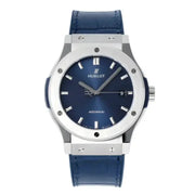 Hublot Classic Fusion with a blue dial