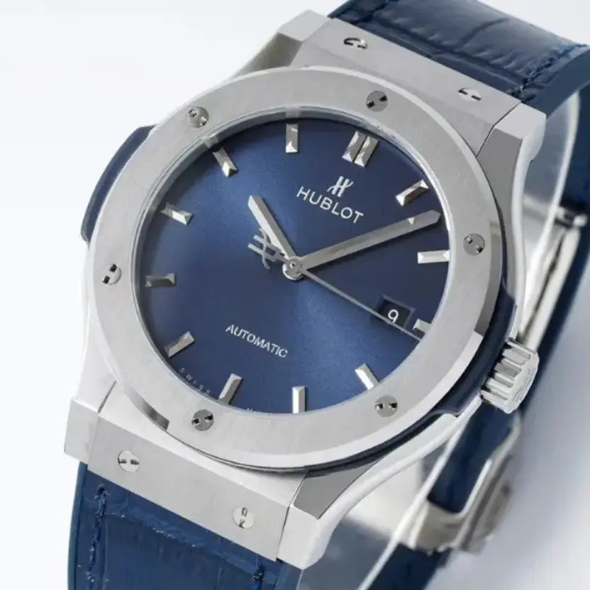Hublot Classic Fusion with a blue dial