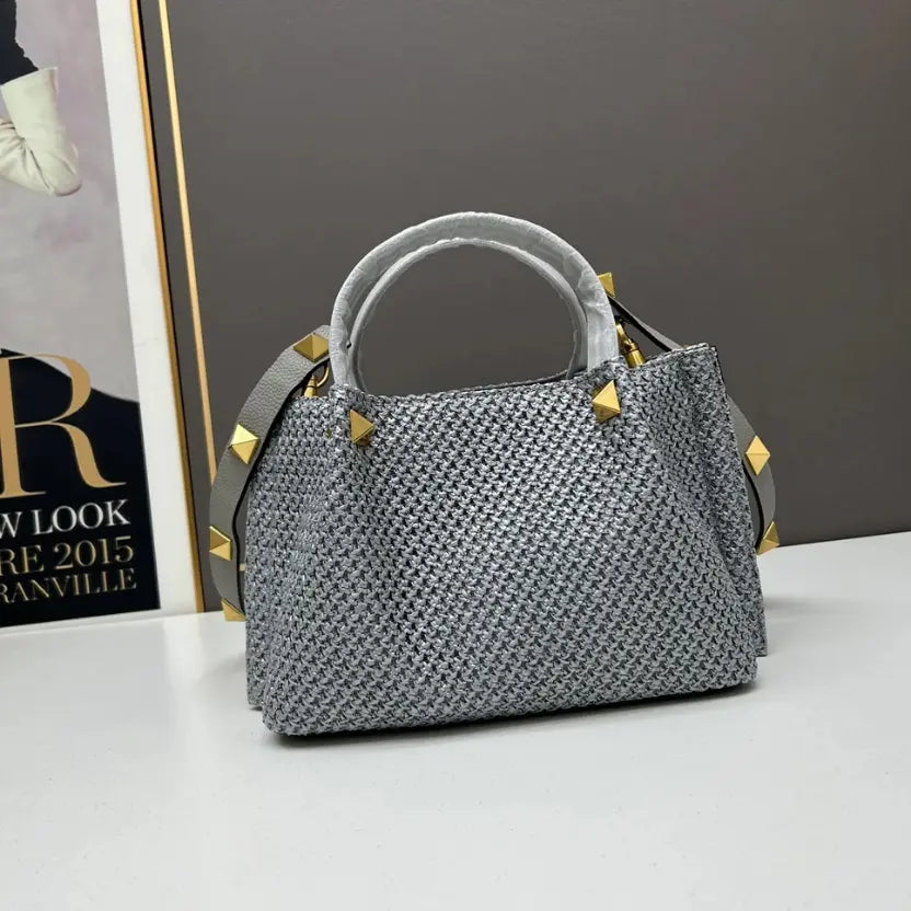 Boutique Level Quality || Valentino Spring/Summer Tote Bag in Grey