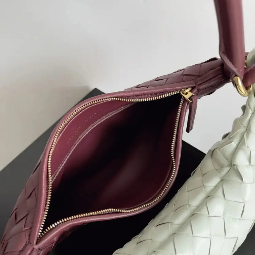 Boutique Quality || Bottega Veneta Gemelli Medium Bag Barolo/Glacier