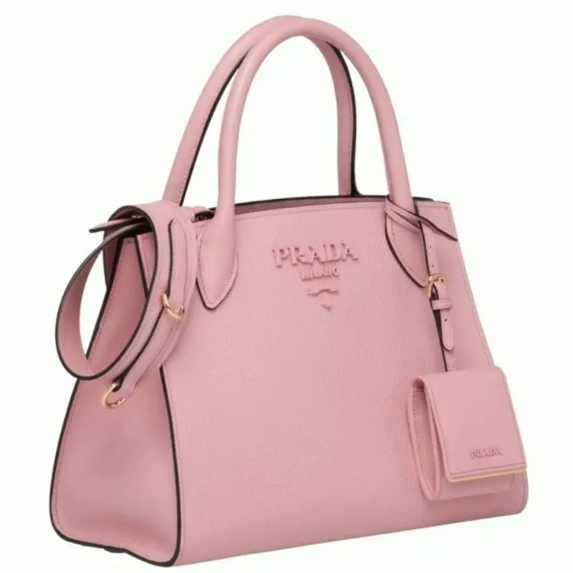 Boutique Quality || Prada Pink Monochrome Mini Bag