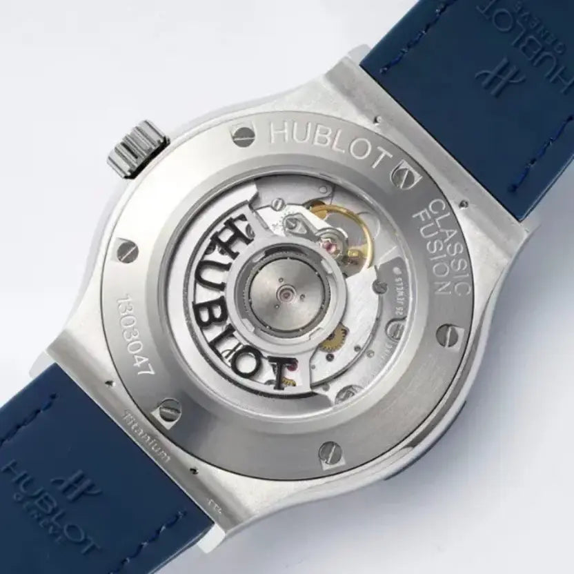 Hublot Classic Fusion with a blue dial