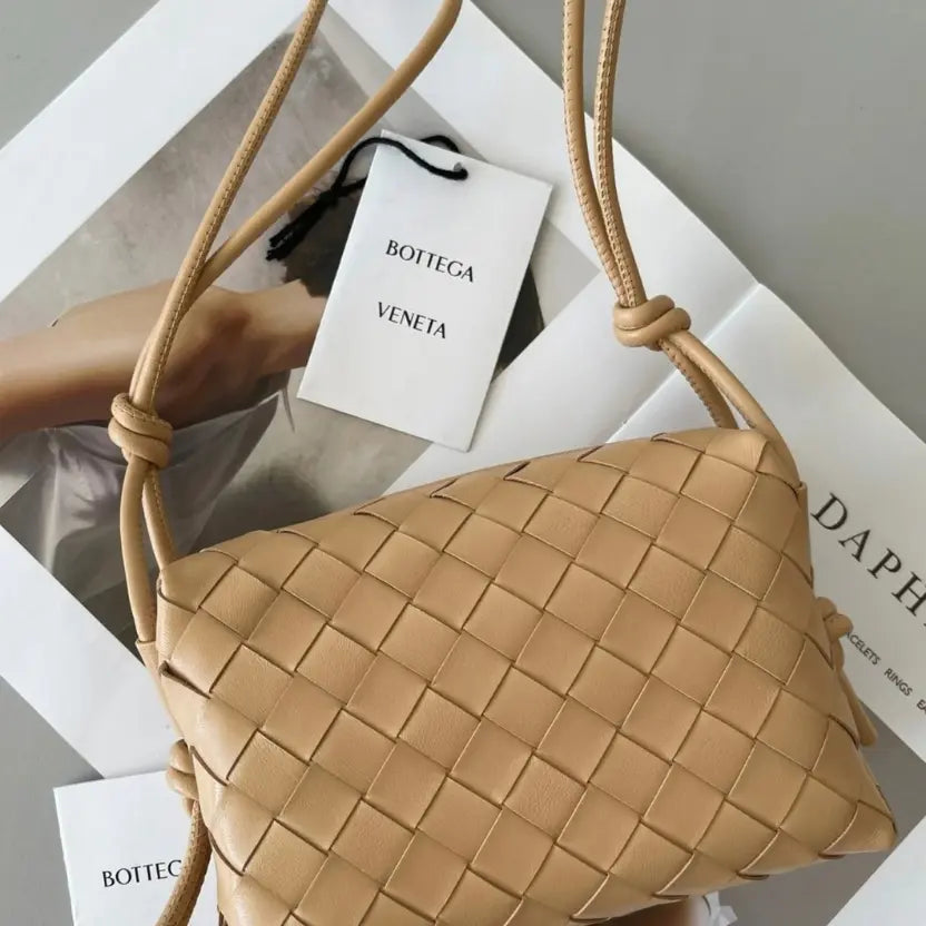 Boutique Quality || Bottega Veneta Loop Mini Bag Almond
