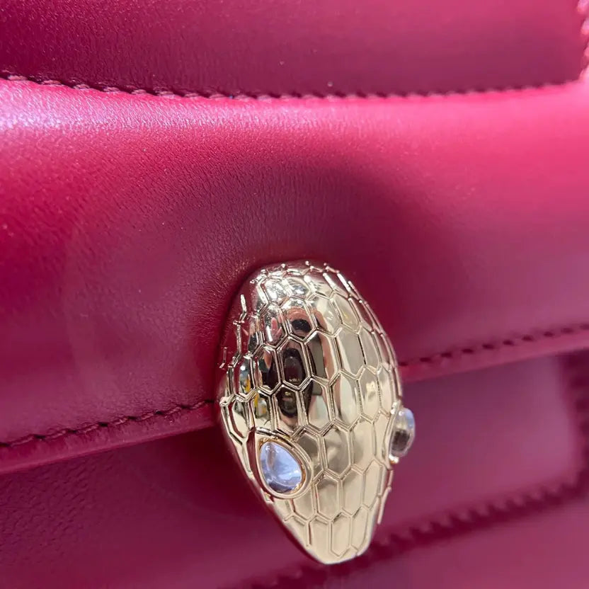Boutique Level Quality || Bvlgari SERPENTI Through the Eyes of Designers" Series red handbag