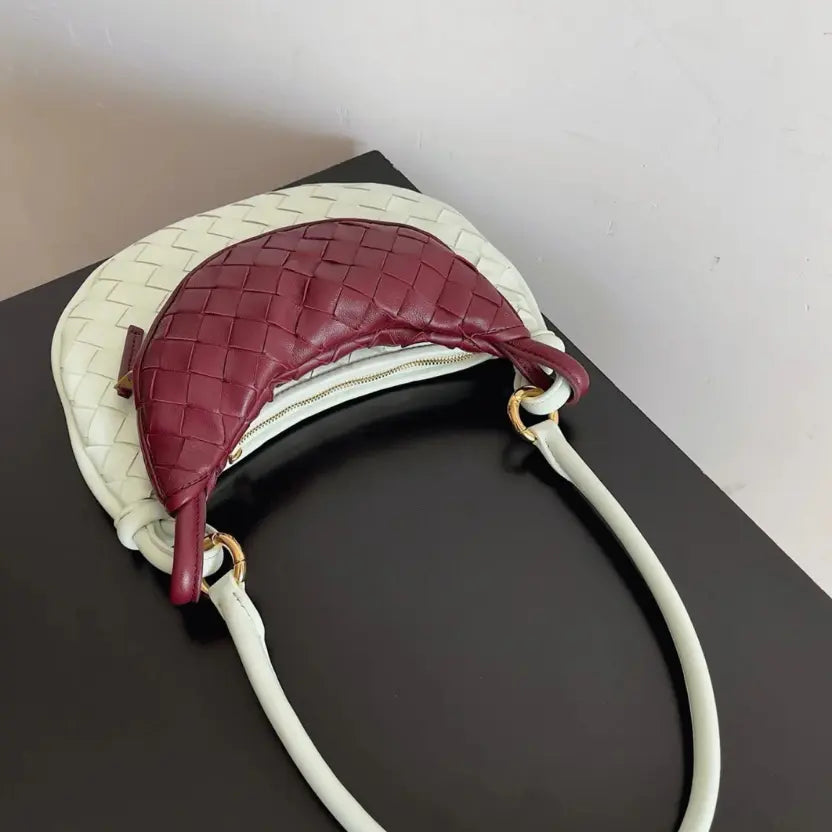 Boutique Quality || Bottega Veneta Gemelli Small Bag Glacier/Barolo