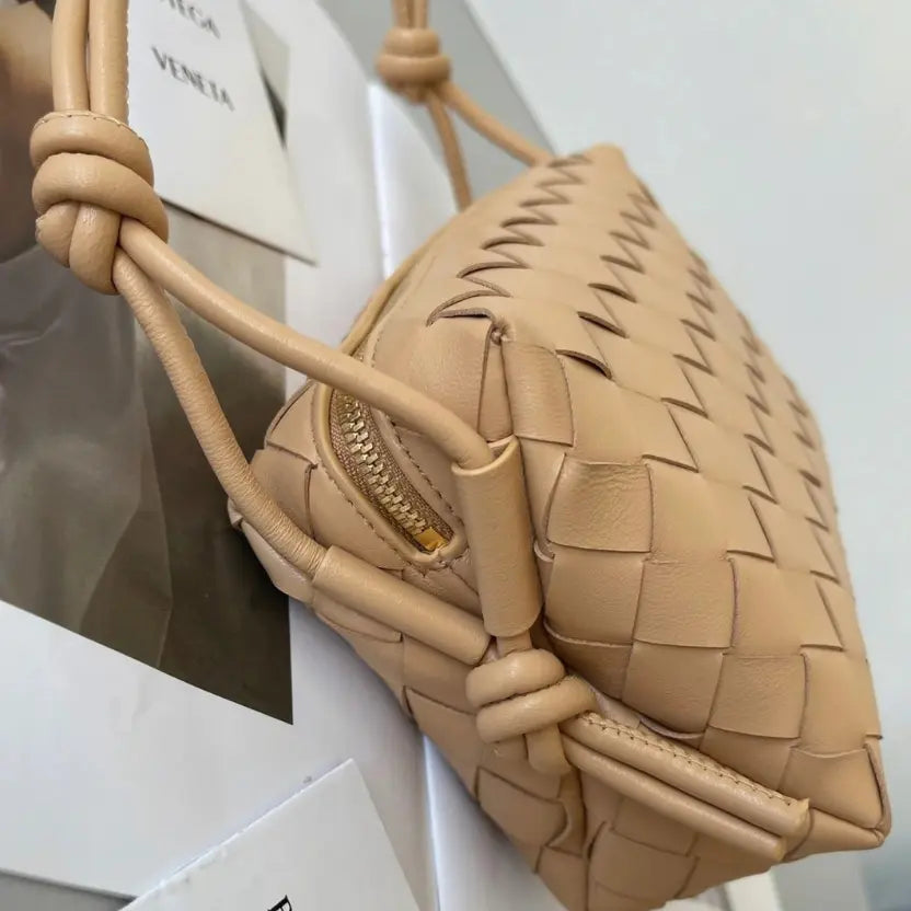 Boutique Quality || Bottega Veneta Loop Mini Bag Almond