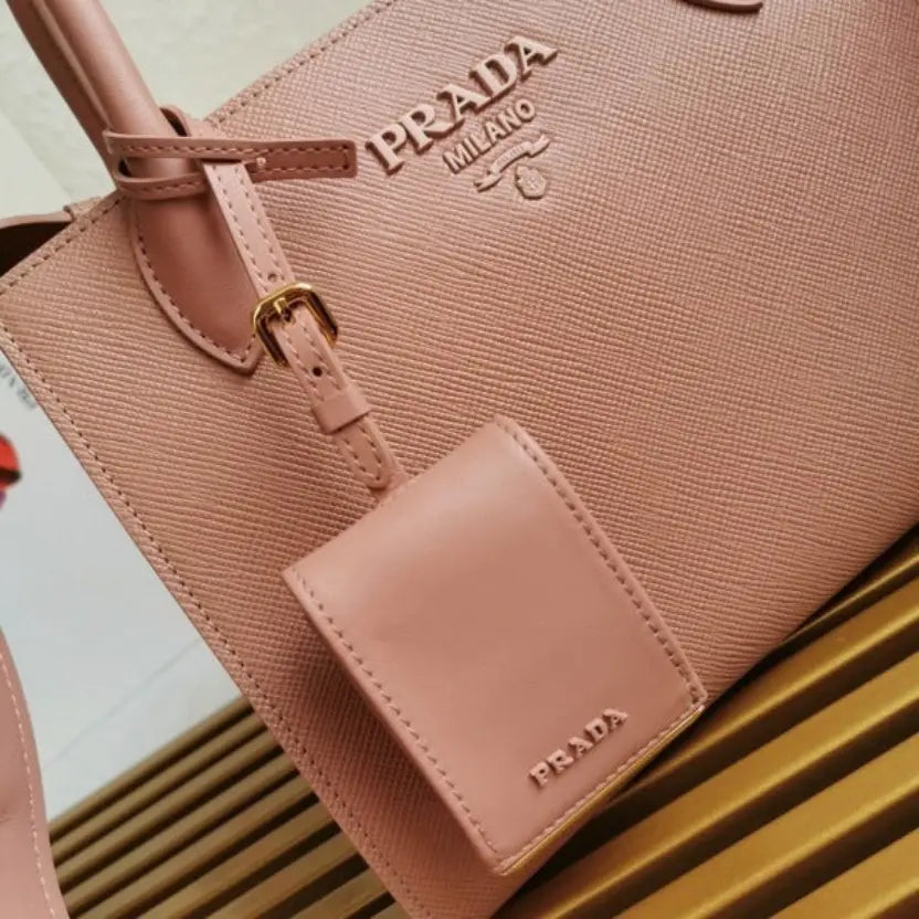 Boutique Quality || Prada Pink Monochrome Mini Bag