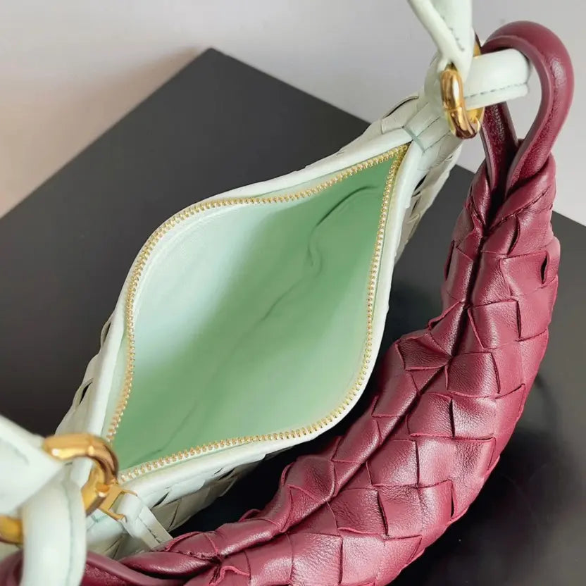 Boutique Quality || Bottega Veneta Gemelli Small Bag Glacier/Barolo