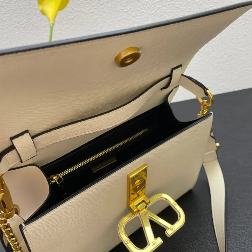 Boutique Level Quality || Valentino Garavani VSLING Handbag in White