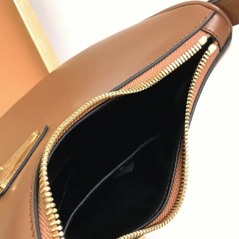 Boutique Quality || Prada Brown Arque Shoulder Bag