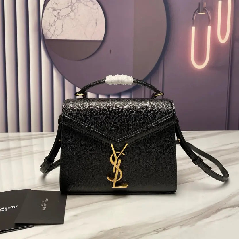 Boutique Quality || YSL Mini Leather Caviar Texture Handbag