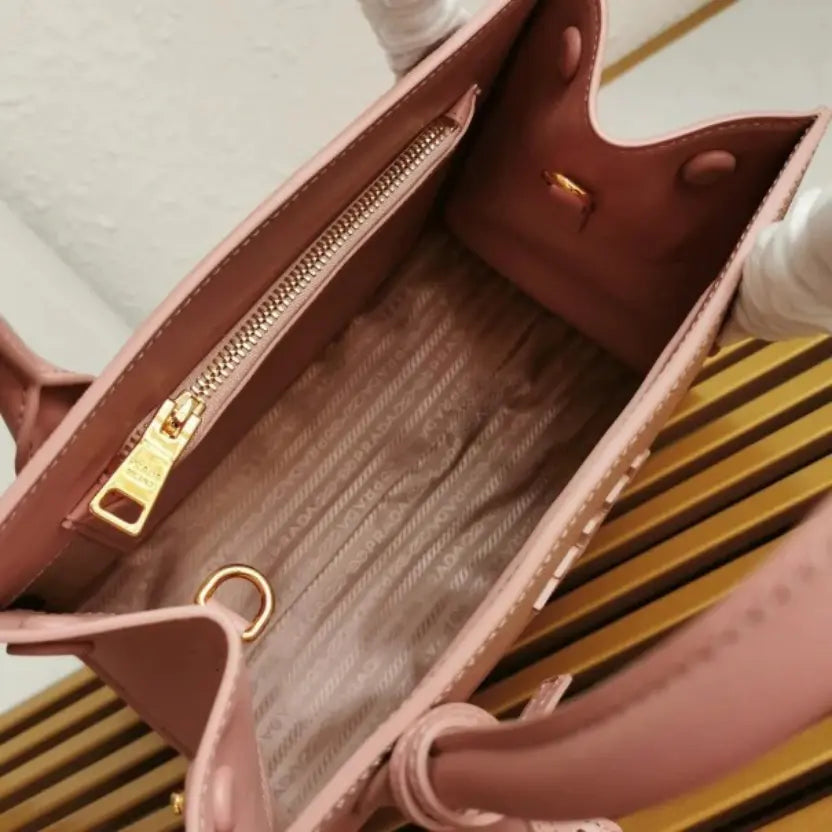 Boutique Quality || Prada Pink Monochrome Mini Bag