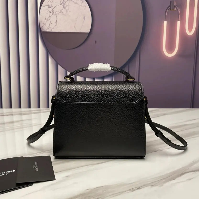 Boutique Quality || YSL Mini Leather Caviar Texture Handbag