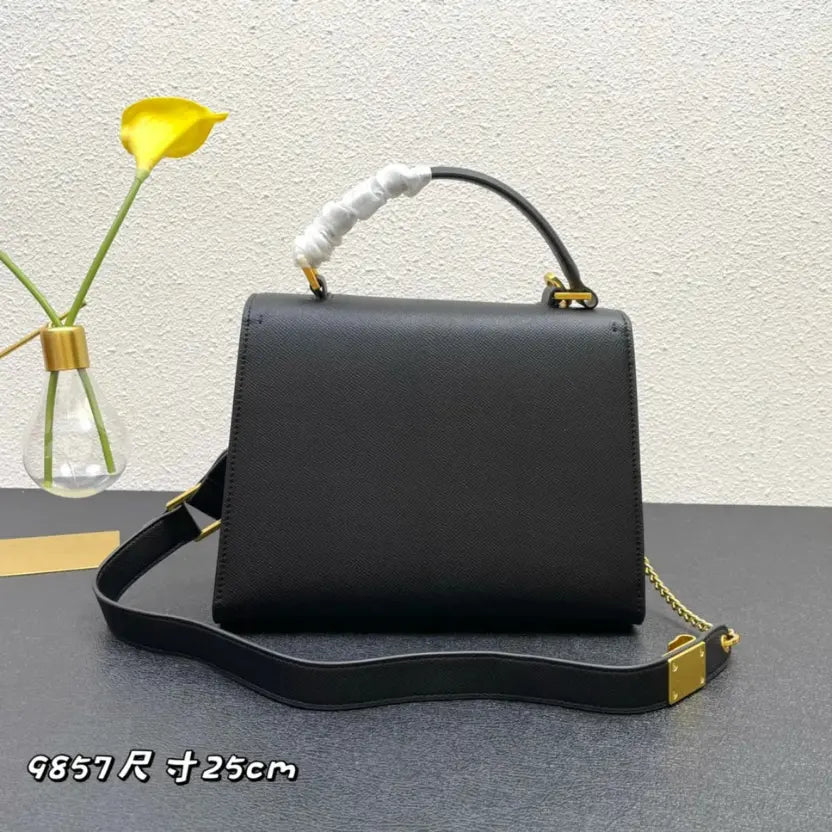 Boutique Level Quality || Valentino Garavani VSLING Handbag in Black