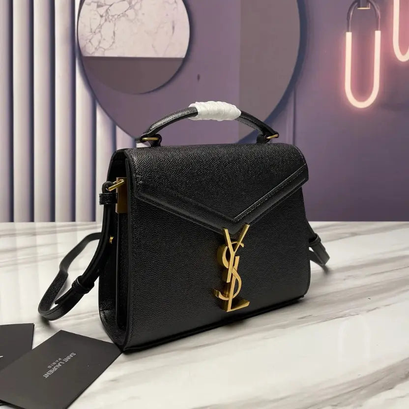 Boutique Quality || YSL Mini Leather Caviar Texture Handbag