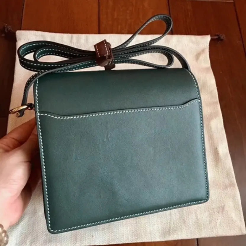 Boutique Quality || Best Knockoff Hermes Mini Sac Roulis Handbag Green
