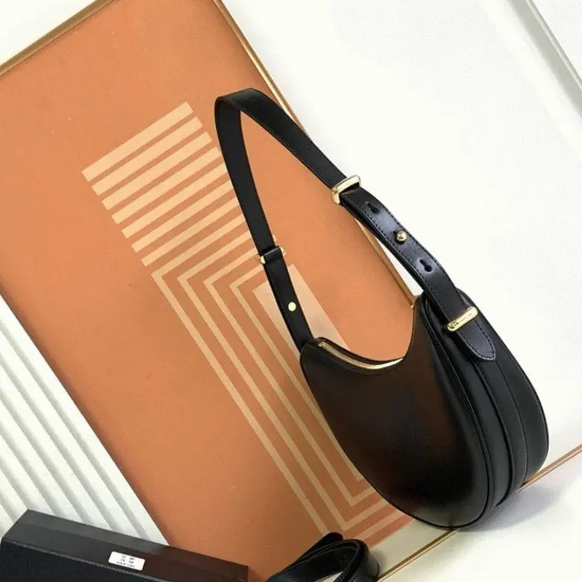 Boutique Quality || Prada Black Arque Shoulder Bag