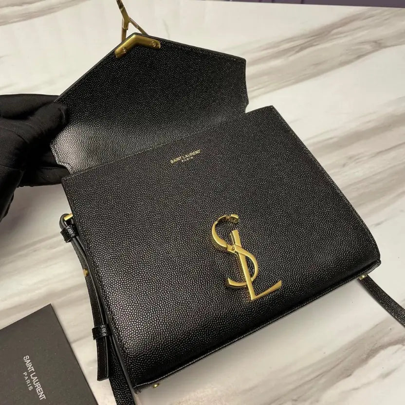 Boutique Quality || YSL Mini Leather Caviar Texture Handbag