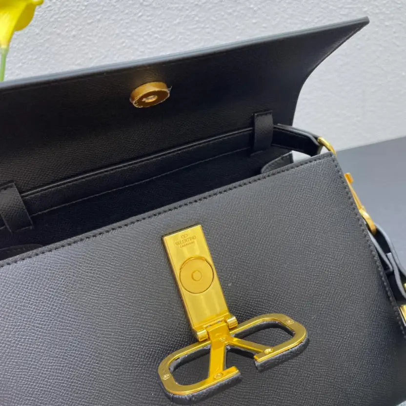 Boutique Level Quality || Valentino Garavani VSLING Handbag in Black
