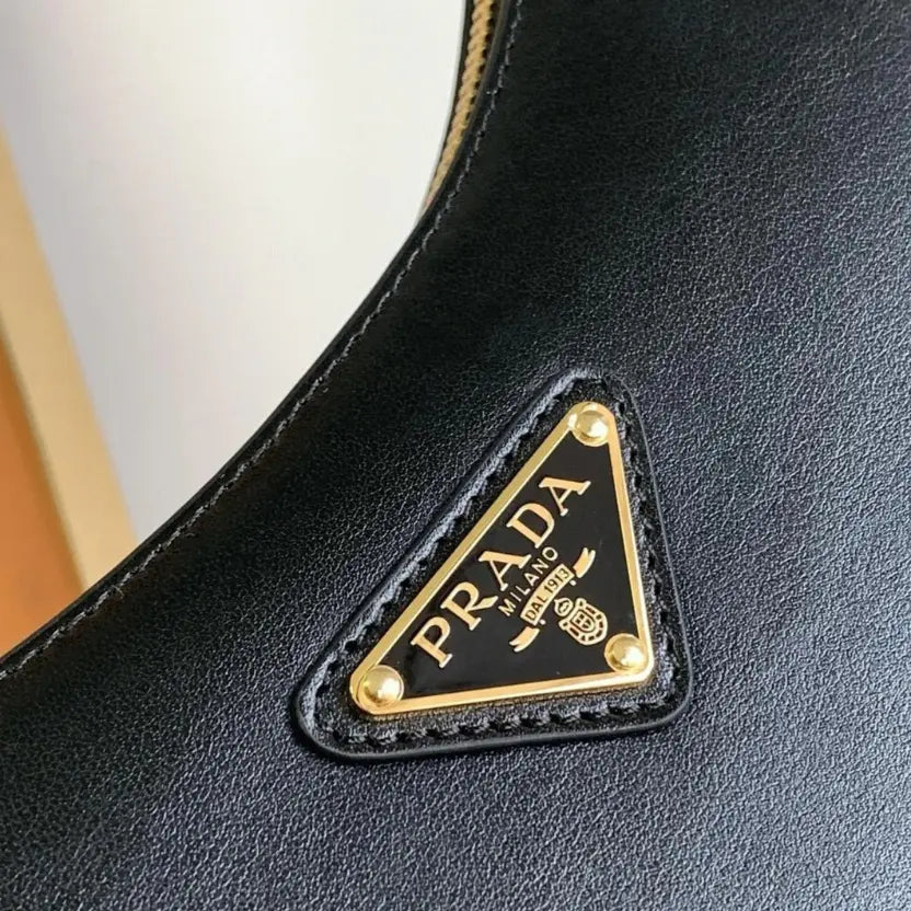 Boutique Quality || Prada Black Arque Shoulder Bag