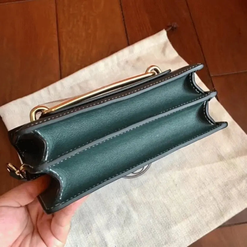 Boutique Quality || Best Knockoff Hermes Mini Sac Roulis Handbag Green
