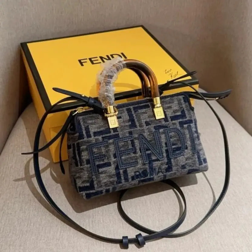 Boutique Quality || Fendi Mini Boston Lunch Box Bag