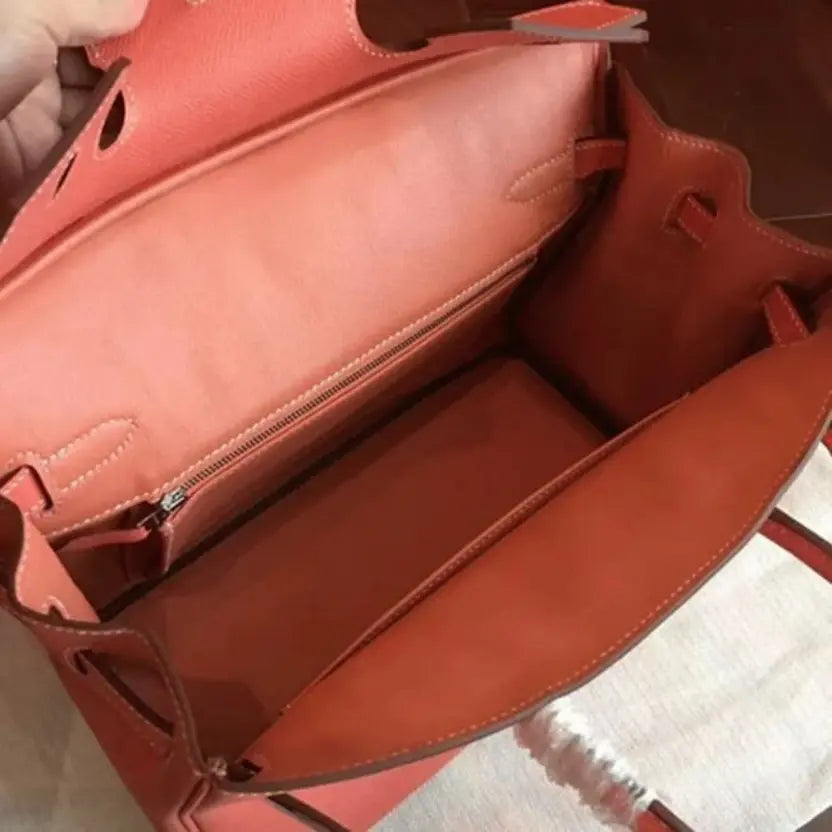 Boutique Quality || 1:1 High-End Orange Hermes Birkin 30cm Counterfeit Bag