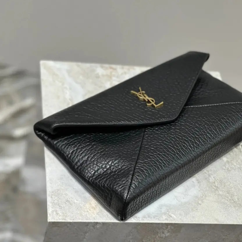 Boutique Quality || YSL Envelope Clutch in Black