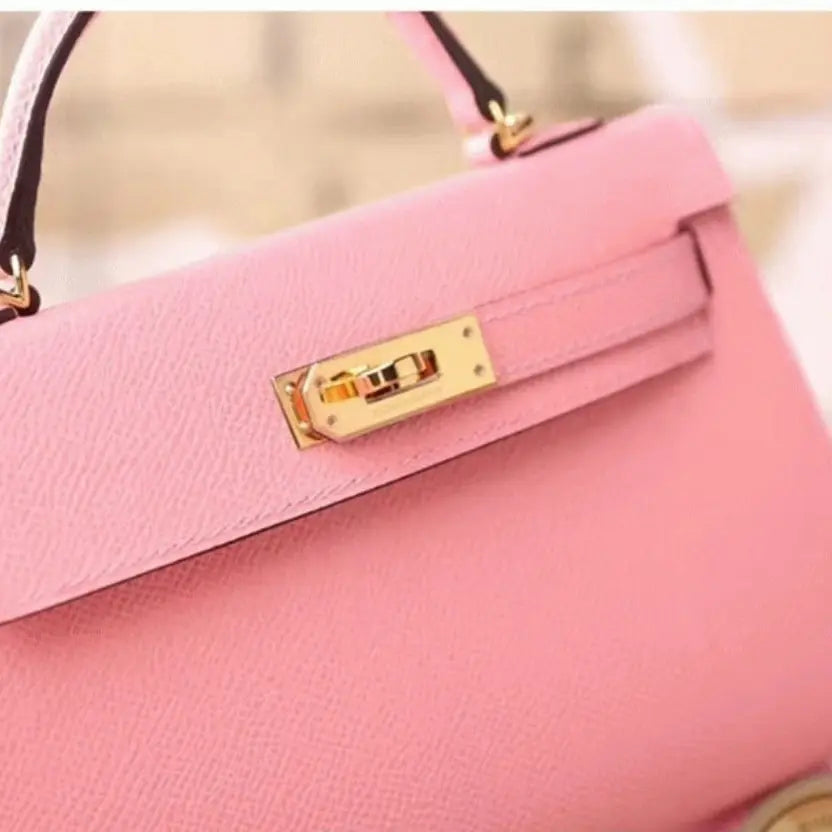Boutique Quality || Pink Epsom Hermes Kelly 20cm Bag