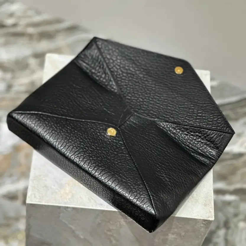 Boutique Quality || YSL Envelope Clutch in Black