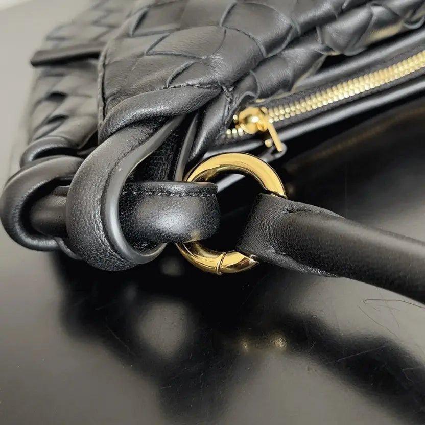 Boutique Quality || Bottega Veneta Gemelli Medium Bag Black