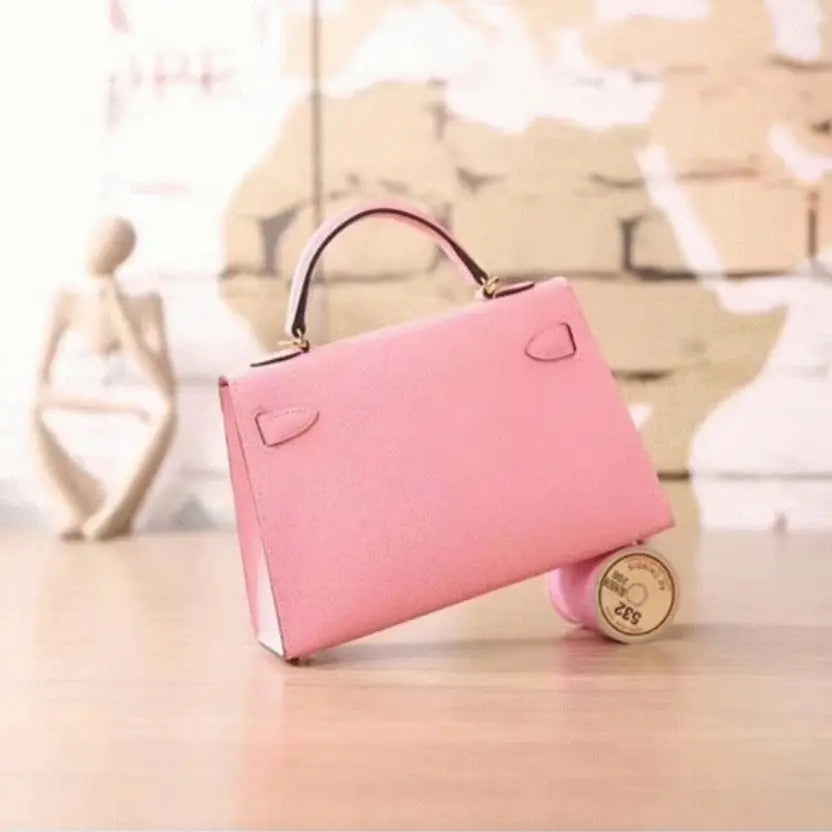 Boutique Quality || Pink Epsom Hermes Kelly 20cm Bag