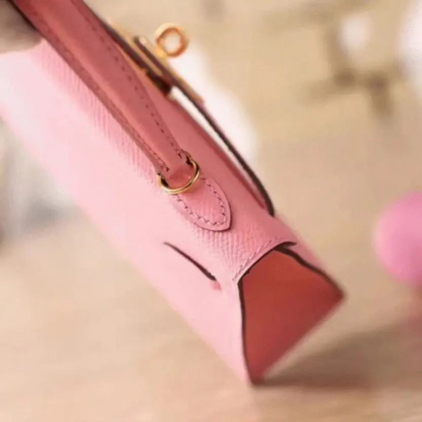 Boutique Quality || Pink Epsom Hermes Kelly 20cm Bag