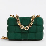 Boutique Quality || Bottega Veneta Chain Cassette Bag In Green