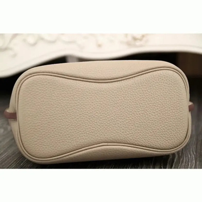 Boutique Quality || Grey Leather Hermes So Kelly 22cm Soft Leather Shoulder Bag
