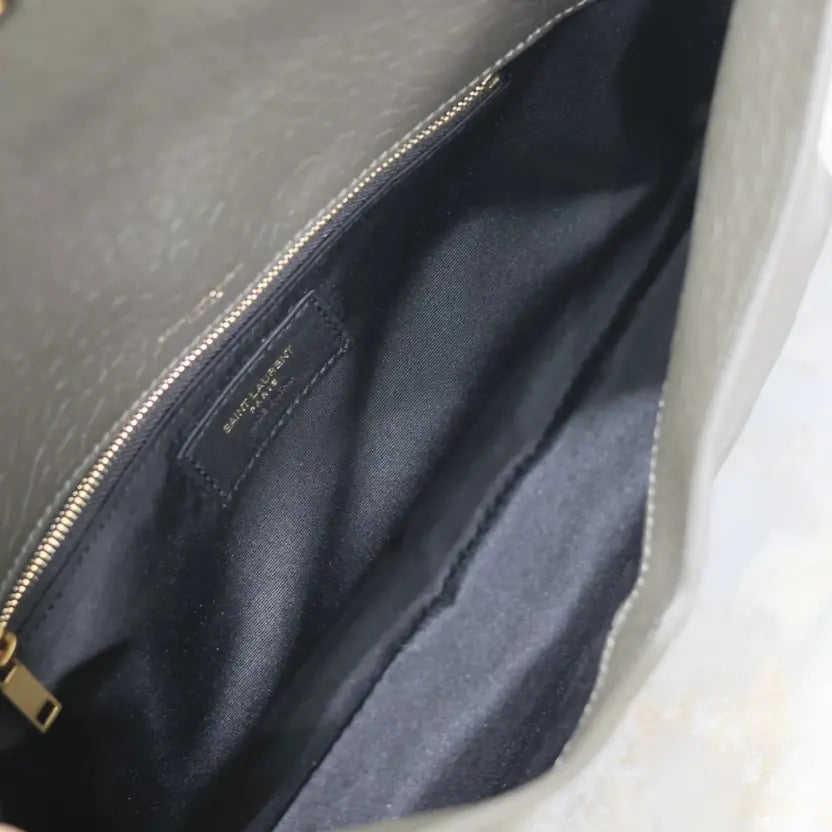 Boutique Quality || YSL Envelope Clutch in Green
