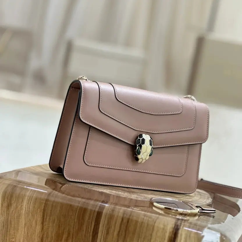 Boutique Level Quality || Bvlgari Serpenti Forever Crossbody Bag In Brown