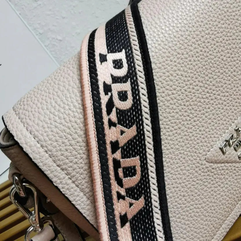 Boutique Quality || Prada Flap Shoulder Bag in Light Pink