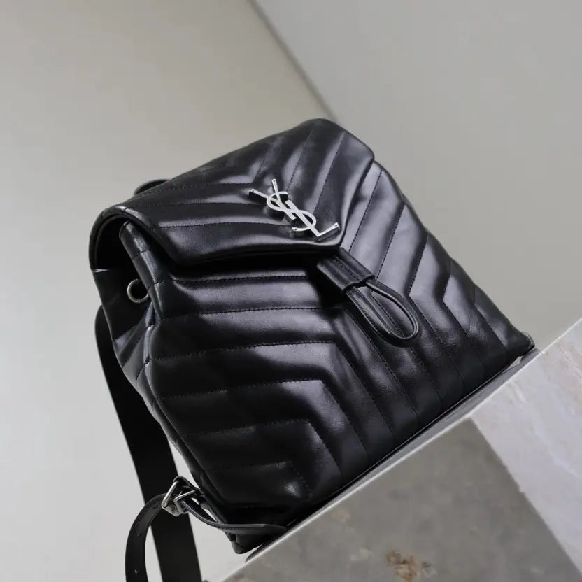 Boutique Quality || YSL Y-shaped Quilted Backpack