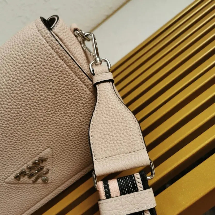 Boutique Quality || Prada Flap Shoulder Bag in Light Pink