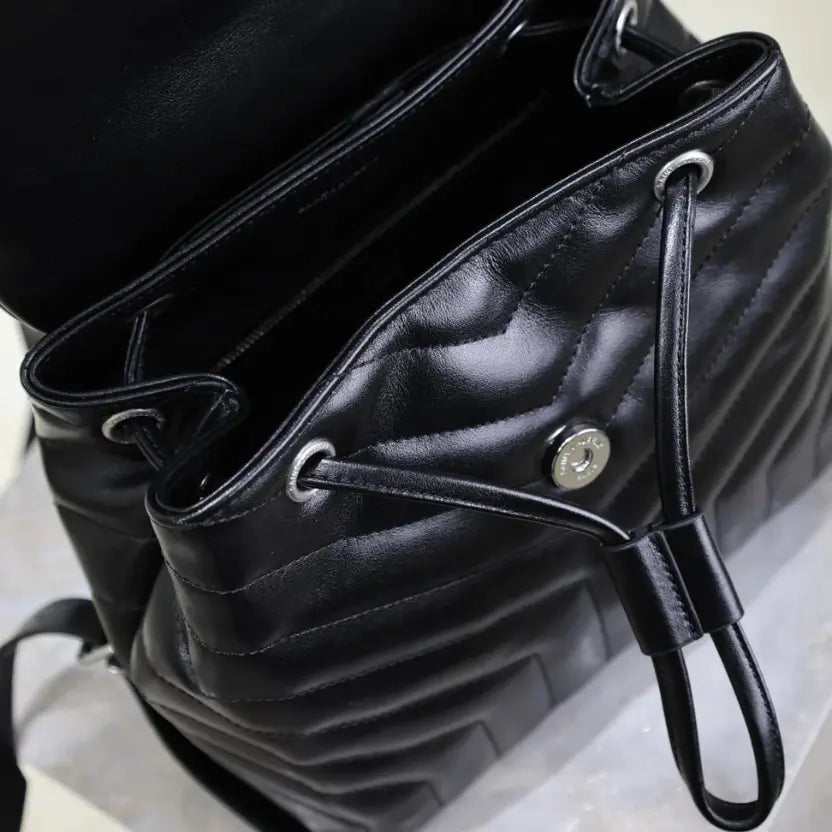 Boutique Quality || YSL Y-shaped Quilted Backpack