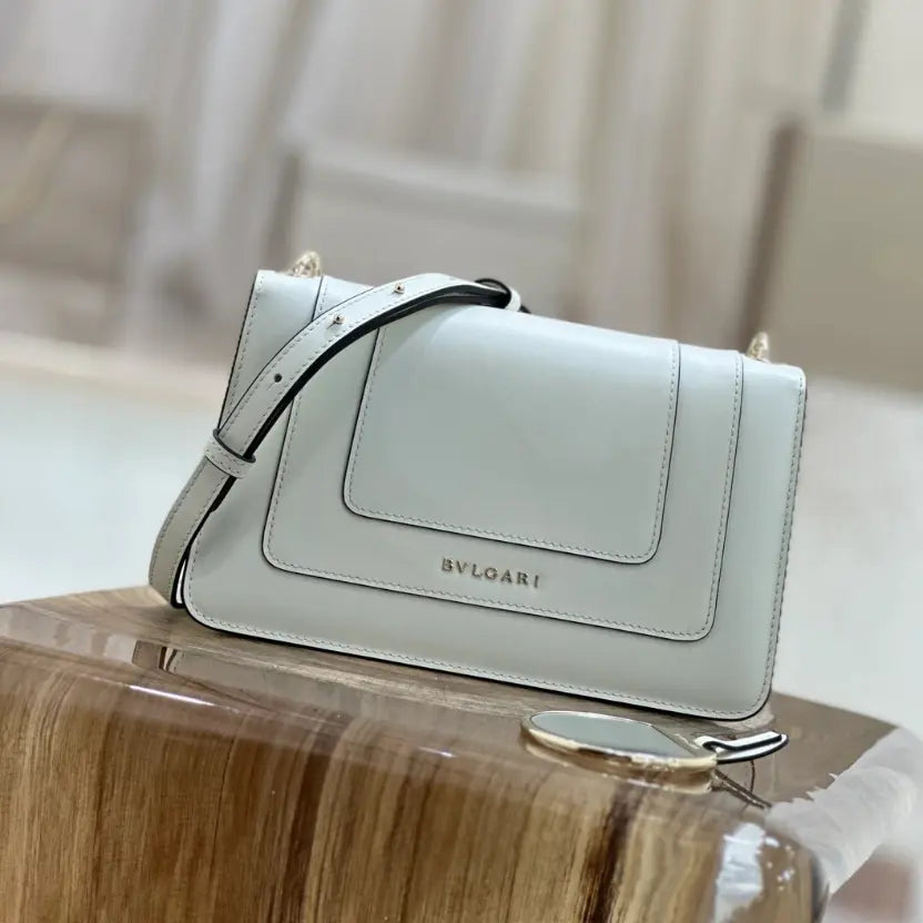 Boutique Level Quality || Bvlgari Serpenti Forever Crossbody Bag In White