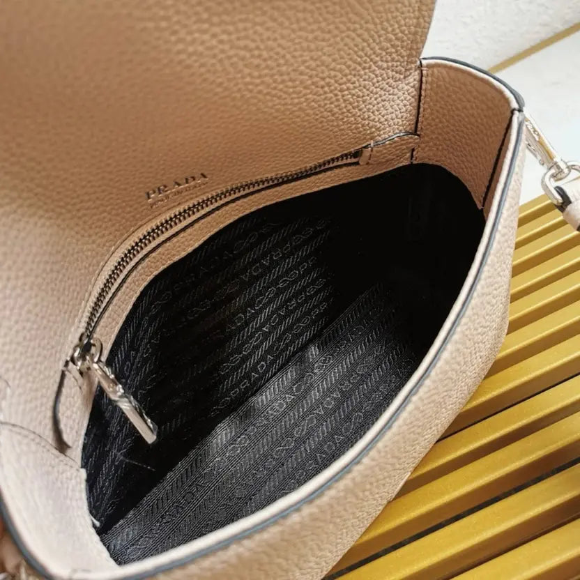 Boutique Quality || Prada Flap Shoulder Bag in Light Pink